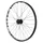MTB WHEEL DISC LOCKING 26" KARMA FRONT BLACK HUB SHIMANO M475 DISC 6 HOLES BLACK SPOKES NOIRS 32 SPOKES RIM 21C