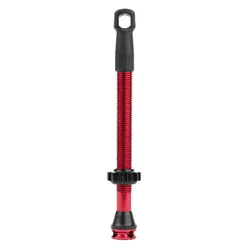 TUBELESS VALVE PRESTA NEWTON COLORI RED 60 mm 4 HOLES FOR DIFFUSION PREVENTIF (SOLD INDIVIDUALLY) - SUPPLIED WITH REMOVAL TOOL VALVE CORE