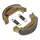 BRAKE SHOE SET MOPED NEWFREN FOR MBK 50 FRONT/REAR DIAMETER 80X20 MM (GF1271)