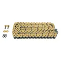 CHAINE MOTO AFAM 525 110 MAILLONS XS-RING SUPER RENFORCEE OR (A525XSR2-G 110L)