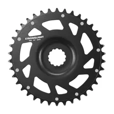 MTB CHAINRING DIRECT MOUNT 38T BLACK ALUMINIUM STRONGLIGHT E-BIKE SINGLE ALUMINIUM 7075 STRONGLIGHT (FOR SYSTEM BOSCH 3EME GENERATION)