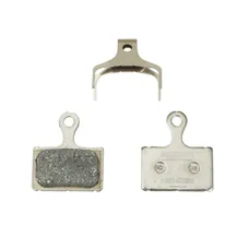 DISC BRAKE PAD SET ROAD/MTB SHIMANO DURA-ACE R9270, XTR M9100, ULTEGRA R8170,105 R7170, TIAGRA R4770, GAMME RS AND RX (SHIMANO OEM RESIN) - K05S (PAIR CARDED) (VOIR ARGUMENTAIRE)