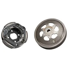 EMBRAYAGE SCOOT MALOSSI DELTA SYSTEM AVEC CLOCHE POUR MBK 50 BOOSTER, NITRO, OVETTO, STUNT/YAMAHA 50 BWS, NEOS, AEROX, SLIDER/APRILIA 50 SR/MALAGUTI 50 F12 (DIAM 107 mm) (EMBRAYAGE + CLOCHE)