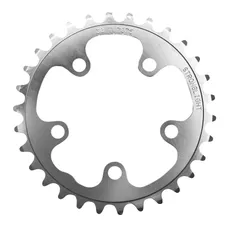 ROAD CHAINRING 5-BOLT DIA. 74 STRONGLIGHT 30T TRIPLE SILVER ALUMINIUM 7075 9/10-SPEED
