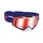 MASQUE/LUNETTES CROSS PROGRIP 3309 FL RAPID MULTILAYERED BLEU/ROUGE/BLANC ECRAN MIROIR ROUGE ANTI-RAYURES/ANTI U.V./ANTI-BUEE (HOMOLOGUE CE-EN-N- AC-96025 REV.2)