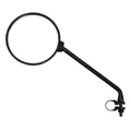 REAR-VIEW MIRROR UNIVERSAL MOPED VICMA ROUND A CLAMP BLACK DIAMETER 122 mm M8/125 -APPROVED