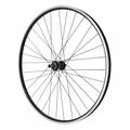 TREKKING WHEEL BRAKE SHOE LOCKING 700 X 35 - 28" ER10 BLACK REAR HUB FREEWHEEL RIM 19C 32 SPOKES NOIRS