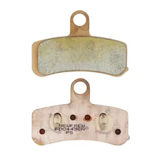 BRAKE PAD SET NEWFREN FOR HARLEY DAVIDSON 1340-1450 DYNA 2008>, 1584 FAT BOY 2008>, 1450 ROCKER 2008>2010 FRONT (L 89 mm - H 62 mm - P 8 mm) (FD0443SH) (CUSTOM HD SINTERED METAL)