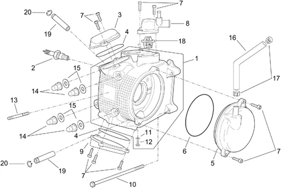 Tête moteur