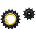 DERAILLEUR JOCKEY WHEEL AOPW TRIPEAK 12-18 TEETH CERAMIC 12X2-SPEED SHIMANO ULTEGRA R8100/105 R7100 OR (SET OF 2) (WARRANTY 4 YEARS)