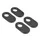 CACHE ORIFICE CLIGNOTANT TAAC AF10 POUR TRIUMPH (SET DE 4 PIECES)