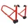 LEVE/BEQUILLE MOTO STAND P2R ARRIERE UNIVERSEL ACIER ROUGE