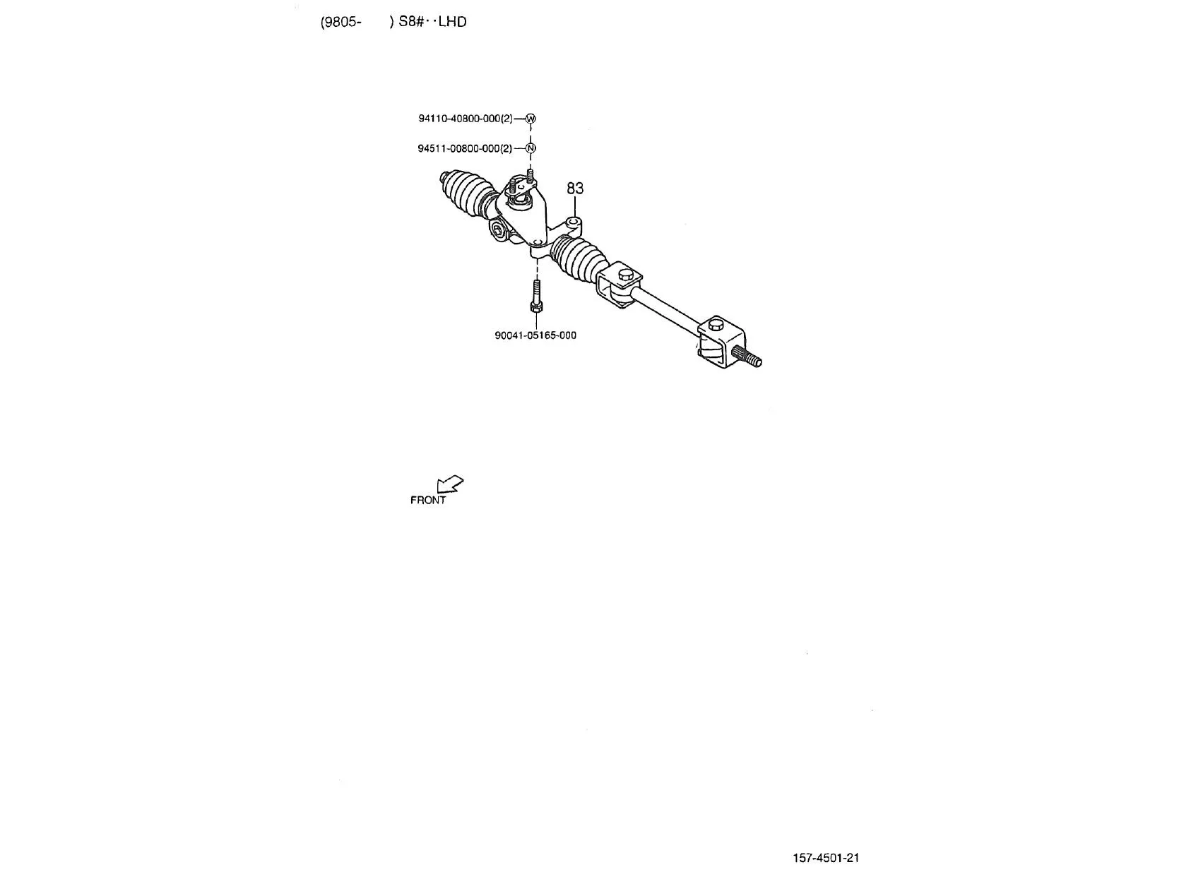 Arbre - steering housing II