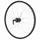MTB WHEEL DISC LOCKING 26" P2R REAR BLACK DOUBLE WALL HUB DISC 6 HOLES 36 SPOKES FOR FREEWHEEL 8/7/6-SPEED