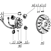 Volant magnetique version cross