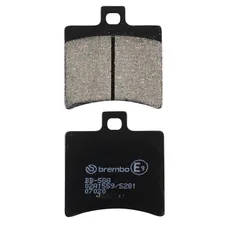 PLAQUETTE DE FREIN BREMBO POUR APRILIA 125 ATLANTIC 2003>2011 AR / BENELLI 250 VELVET 1999> AR / MALAGUTI 125 PHANTOM MAX 2003> AR (SCOOTER CARBONE CERAMIQUE) -07020CC