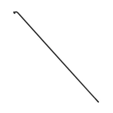 SPOKE LEADER FOX BLACK HEAD ANGLED LG 203 DIAMETER 2.3 mm FOR LOTUS - HOLAND - ARIMO 26" (SOLD INDIVIDUALLY WITHOUT NUT) - VOIR 185897 FOR NUT