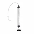 SERINGUE HUILE/PETROLE/GAZOLE/FUEL PRESSOL TRANSPARENT GRADUE 1000 ml AVEC FLEXIBLE ET BEC COUDE (VENDU A L'UNITE)