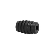 CAOUTCHOUC DE SELECTEUR DE VITESSE / KICK 50 A BOITE NOIR DIAM INT 7 mm - DIAM EXT 18 mm - LONGUEUR 28,5 mm -SELECTION P2R