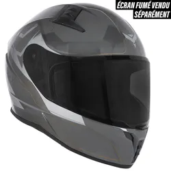 CASQUE INTEGRAL MOTO ADX AI400 EVO GRIS BRILLANT XL (SIMPLE ECRAN) (ECE 22.06)