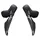 LEVIER/MANETTE ROUTE HYDRAULIQUE SHIMANO ULTEGRA AVANT+ ARRIERE 12V. R8170 Di2 DOUBLE NOIR (PAIRE) (MONTAGE ATELIER) -HUILE MINERALE