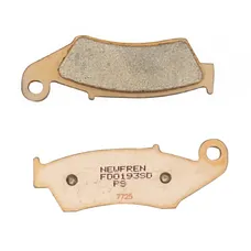 BRAKE PAD SET NEWFREN FOR GAS GAS 300 EC 2000>2010 FRONT/HONDA 125 CRF F 2014>2020,450 CRF X 2005> FRONT/SUZUKI 450 RMX 2010>2017 FRONT/YAMAHA 250 WR F 2001>2016 FRONT (FD0193SD) (DIRT SINTERED METAL)