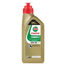 HUILE MOTEUR 4 TEMPS CASTROL POWER 1 4T 15W50 (1 L) SEMI-SYNTHETIQUE