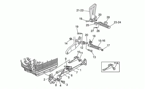 Repose-pieds bequille