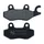 PLAQUETTE DE FREIN NEWFREN POUR KYMCO 50 AGILITY 2005>2008 AV, 125 AGILITY R16 2014>2016 AV, LIKE 2009>2021 AR / HONDA 100 NSF 2006> AV / DAELIM 125 SV 2011> AR (FD0257BE) (ELITE ORGANIQUE)
