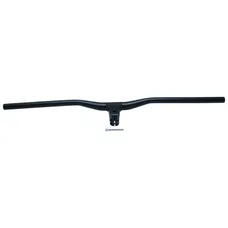 CINTRE COMBO VTT DEMI RELEVE ALU NOIR L 78cm AVEC POTENCE INTEGREE entraxe L55mm POUR PIVOT FOURCHE 1"1/8 (28.6mm)