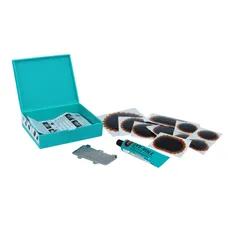 INNER TUBE REPAIR KIT TIP TOP TT12 VOITURE BOX (4 PCS 37 mm + 2 PCS 45 mm + 1 PC 54 mm + 1 PC 75 mm + 1PC 74X37MM + COLLE 10 g + PAPIER PONCE) WITH NOTICE (506 0519)