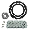 KIT CHAINE ADAPTABLE HONDA 750 FORZA NSS 2021> 520 17x38 (DIAM COURONNE 112/138/12.5) (DEMULTIPLICATION ORIGINE) -AFAM