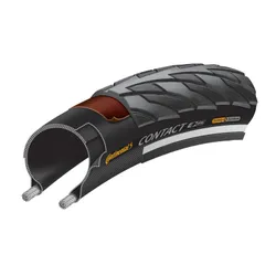 TREKKING TYRE URBAN 700 X 40 (29 X 1,60) CONTINENTAL CONTACT BLACK TR (42-622) SIDEWALL REFLEX COMPATIBLE E-BIKE