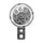 AVERTISSEUR/KLAXON CYCLO 12V DIAM 66mm 105DB CHROME -SELECTION P2R