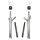 FOURREAU DE FOURCHE CYCLO ADAPTABLE MBK 51 SWING GRIS (COMPLET) (PAIRE) -SELECTION P2R