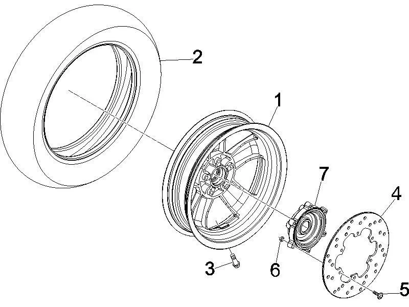 Roue arrière 