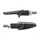 CLIGNOTANT MOTO AVOC MINI KOBE 12 LEDS BASE ABS FUME/NOIR (12 LEDS ORANGE) (LONG 70mm / LARG 24mm / HAUT 21mm) (HOMOLOGUE CE) (PAIRE)