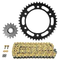 KIT CHAINE ADAPTABLE HONDA 600 CBR RR 2003>2006 525 16x42 (DIAM COURONNE 134/160/10.25) (DEMULTIPLICATION ORIGINE) -AFAM