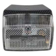 FEU ARRIERE CYCLO REPLAY RC TRANSPARENT/CARBONE POUR PEUGEOT 103/MBK 51 **