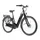 ELECTRIC BICYCLE/E-BIKE CITY 28 LEADER FOX NEBA UNISEX BLACK 8-SPEED SHIMANO NEXUS MID-DRIVE MOTOR BAFANG M420 36-SPEED 80NM BATTERY 15AH (16,5'' - H43CM - SIZE S - FOR ADULT OF 158 cm TO 168 cm)