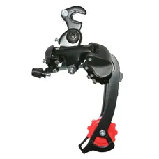 REAR MTB DERAILLEUR P2R 8/7-SPEED TZ CAGE LONGUE BLACK WITH HANGER (COMPATIBLE SHIMANO JUSQU'TO 30T)