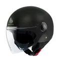 OPEN-FACE HELMET MT HELMETS STREET S SOLID COLOUR MATTE BLACK XS (ECE 22.06)