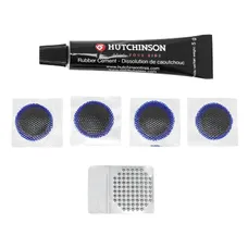 REPAIR KIT TYRE TUBELESS ROAD HUTCHINSON PER L'INNER WITH RUSTINES - BOX (COLLE 3 g + 4 PATCHS 17 mm)