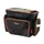 BAG OF HANDLEBAR/GUIDON BICYCLE IBERA BAG BLACK LISERET ORANGE MOUNTING KIT CLIP (32X22X23CM - 7L) - WITH HOLDER CARTE AND BANDOUILLERE