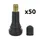 TYRE VALVE TUBELESS RIGHT (BAG OF 50) -P2R