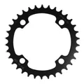 E-BIKE CHAINRING 4-BOLT DIA. 104 FOR BOSCH MICHE 34T SINGLE BLACK STEEL 8/9/10-SPEED