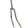 FORK CITY 650B RIGIDE STEEL CHROME-PLATED HANDLEBAR PIVOT THREADED 22,2 mm (CONE 26.4)