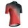 CYCLING JERSEY GIST SUMMER FLOW SLEEVES SHORT ZIP TOTAL RED M -5349