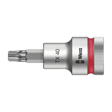DOUILLE TORX WERA 8767 HF ZYKLOP 1/2 T40 LONGUEUR 60 mm (VENDU A L'UNITE) -MARQUE ALLEMANDE POUR LES ATELIERS