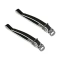 COURROIE CALE PIED BLACK CUIR (PAIR)